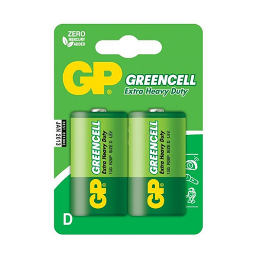 Бат GP Greencell R20 C2 /13G-C2 (20/120) блист., штАртикул: 100155