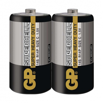 Бат GP Supercell серая R14 S2 / 14S-S2 (24) кор., штАртикул: 100173