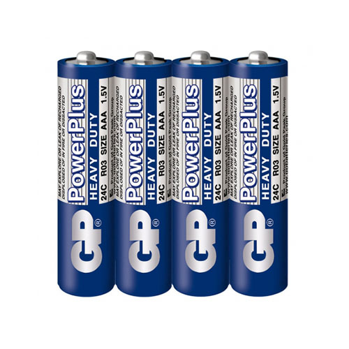 Бат GP PowerPlus Синяя R03 S4 / 24C-S4 (40) кор. ААA, штАртикул: 103996