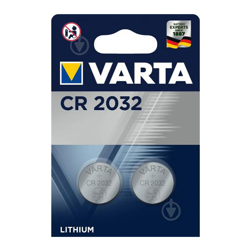 Бат VARTA Lithium CR2032 C2 блист., штАртикул: 113400