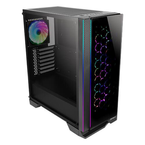 Корпус Antec NX600 Gaming,MidT,2xUSB2.0,1xUSB3.0, 4x120мм ARGB,скло(бічна /передня панелі),без БЖ, чорний