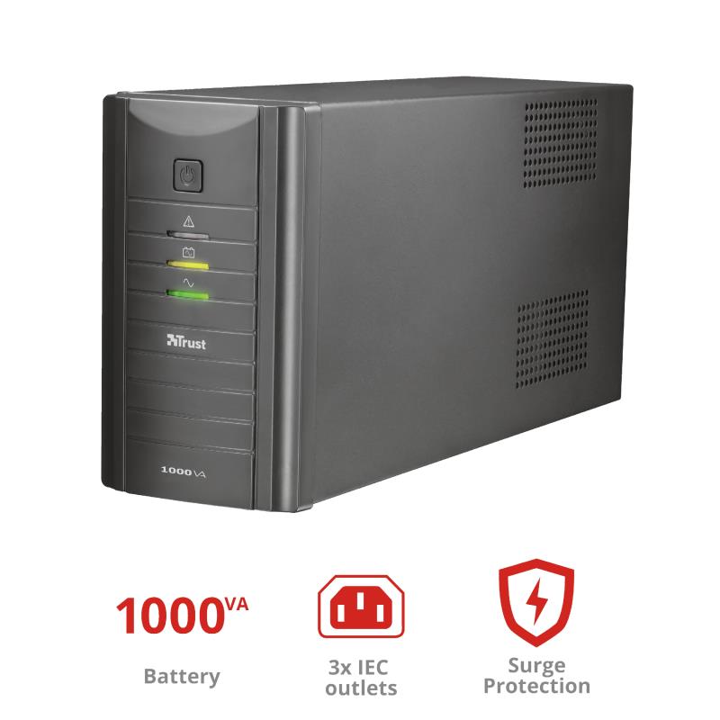 Джерело безперебійного живлення Trust Oxxtron 1000VA