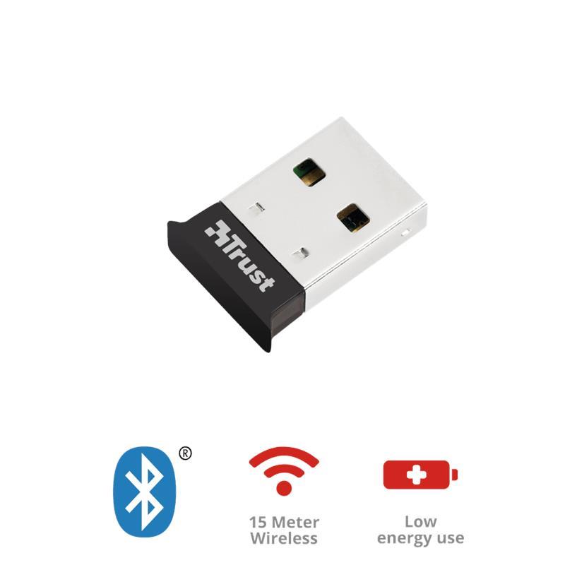 USB адаптер Trust Manga Bluetooth 4.0 Black