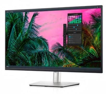Монітор LCD 31.5 DELL P3221D HDMI, DP, USB-C, IPS, Pivot, 2560x1440, 99%sRGB
