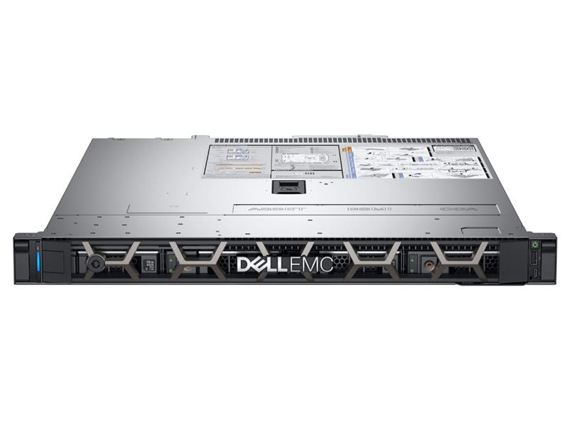 Сервер Dell EMC R340, 4LFF HP, Xeon E-2244G 4C/8T, 1x16GB, no HDD, H330, 2x1Gb Base-T, iDRAC9 Bas, 350W RPS, 3Yr, Rack