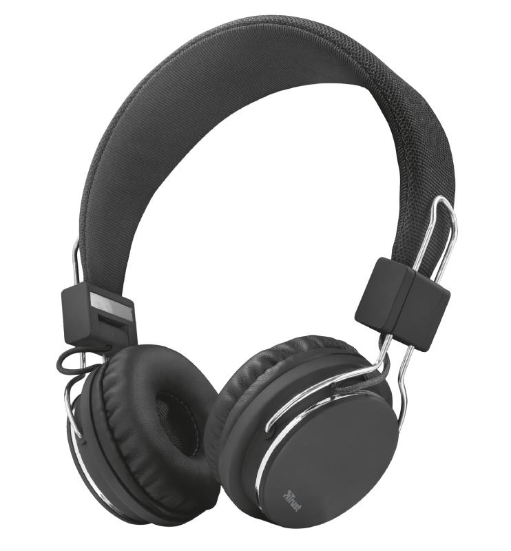 Навушники Trust Ziva On-Ear Mic Black