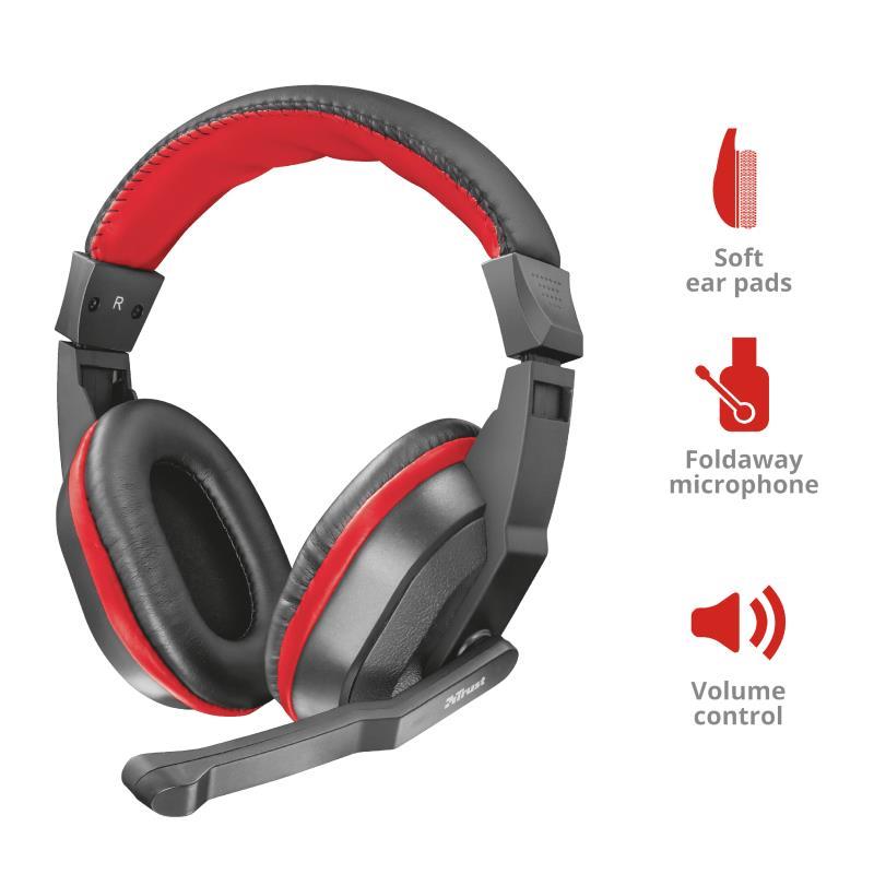 Гарнітура ігрова Trust Ziva Gaming 3.5mm Black