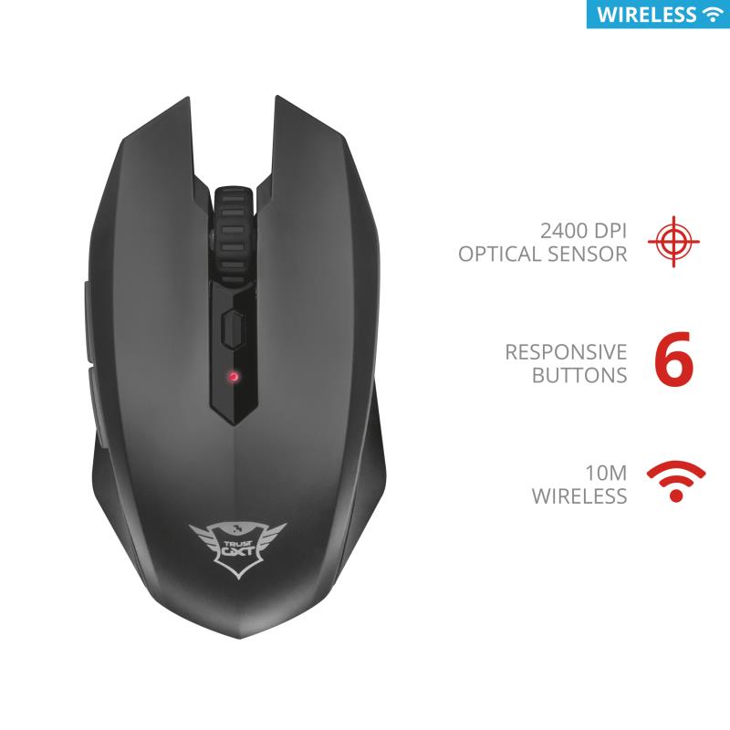 Миша ігрова Trust GXT115 MACCI WL Black