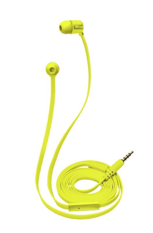 Навушники Trust Duga Mic Neon Yellow