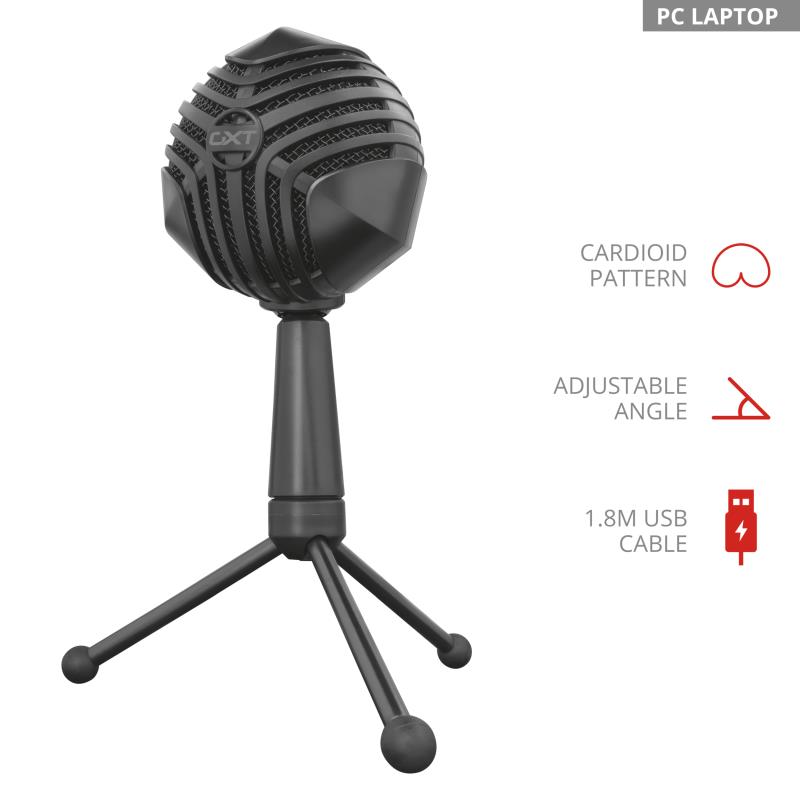 Мікрофон Trust GXT 248 Luno USB Black
