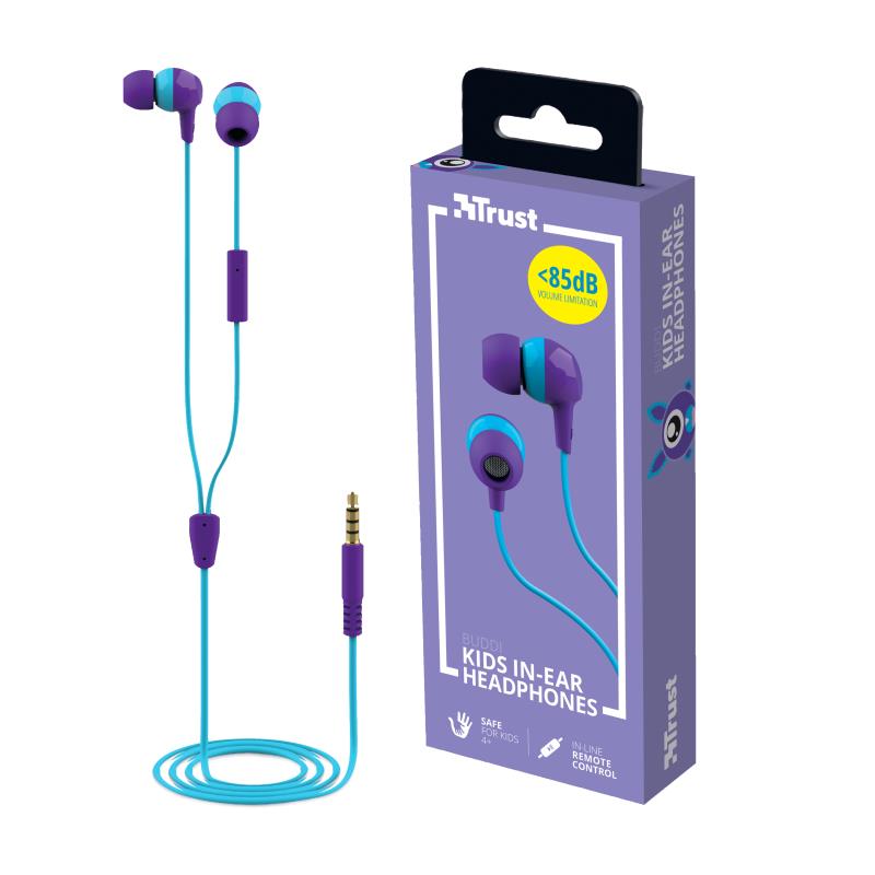 Навушники Trust Buddi Kids Mic Purple