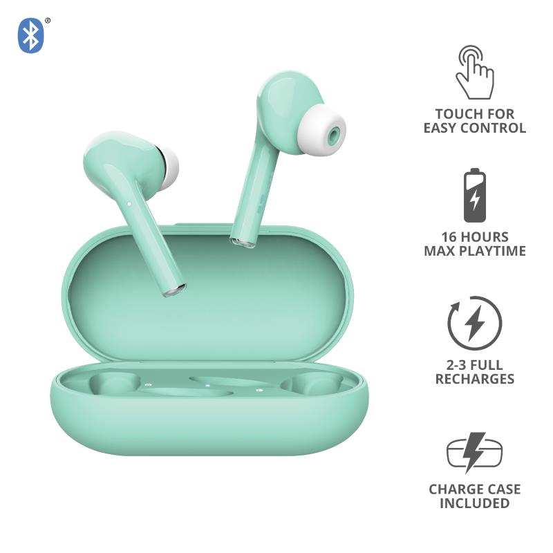 Навушники Trust Nika Touch True Wireless Mic Mint