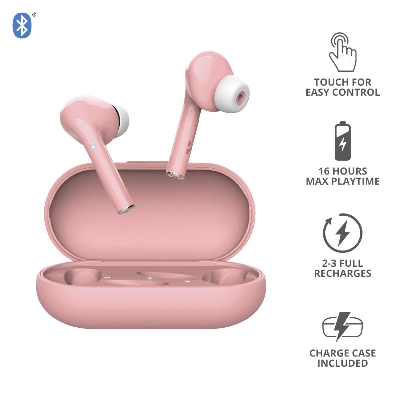 Навушники Trust Nika Touch True Wireless Mic Pink