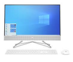 Персональний комп'ютер-моноблок HP All-in-One 23.8FHD/Intel i3-10100T/8/128F+1000/NVD330-2/kbm/DOS/Silver