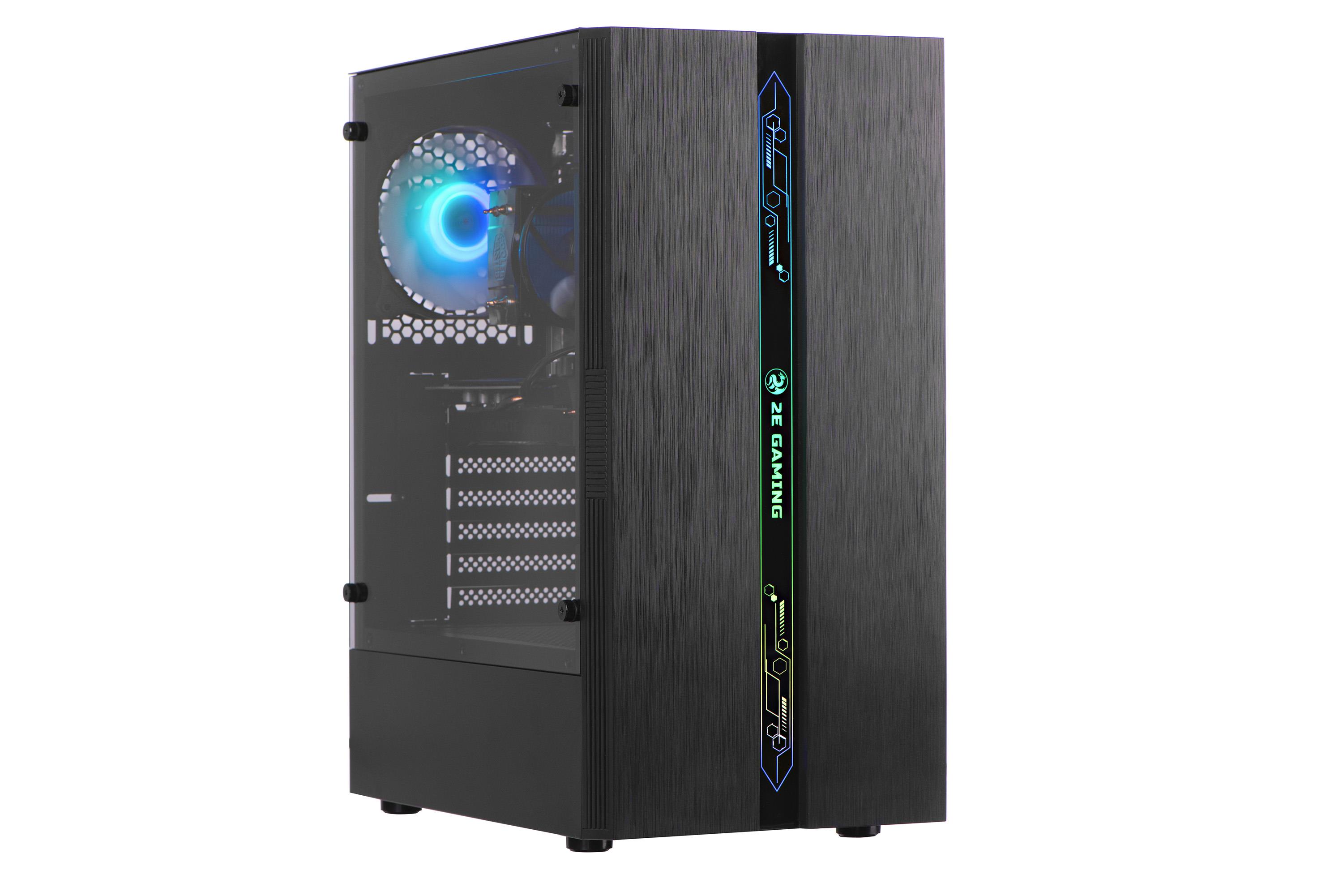 Комп’ютер персональний 2E Complex Gaming Intel i5-10400F/H410/16/256F+1000/NVD2060-6/FreeDos/G2107/550W