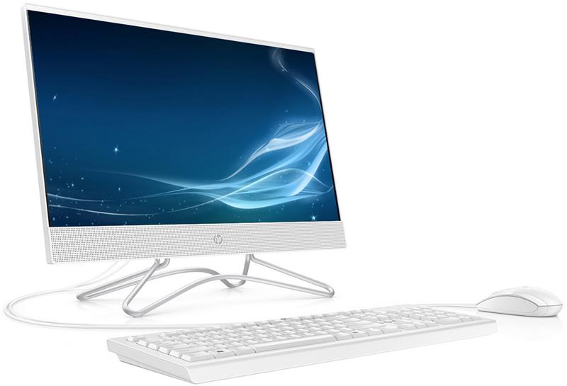 Персональний комп'ютер-моноблок HP 200 G4 21.5FHD/Intel i3-10110u/8/128F/int/kbm/W10P/White