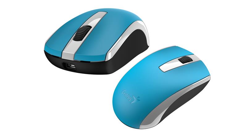 Миша Genius ECO-8100 NiMH, Blue