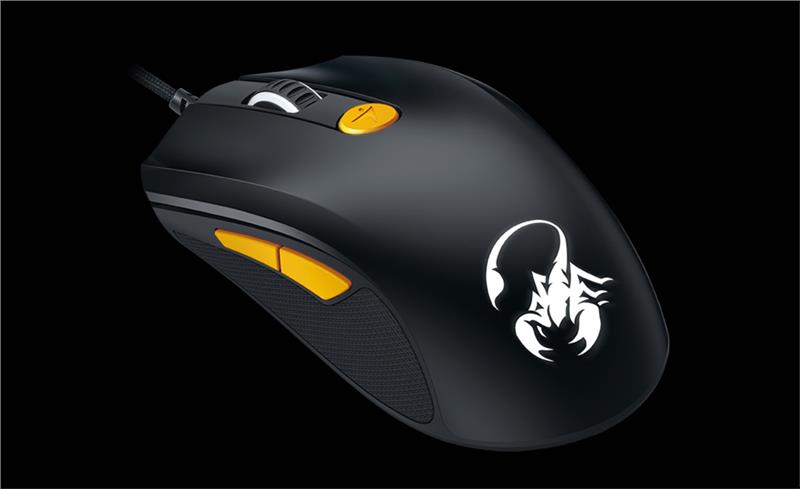 Миша Genius SCORPION M8-610 Laser DPI 8200 USB Black Orange