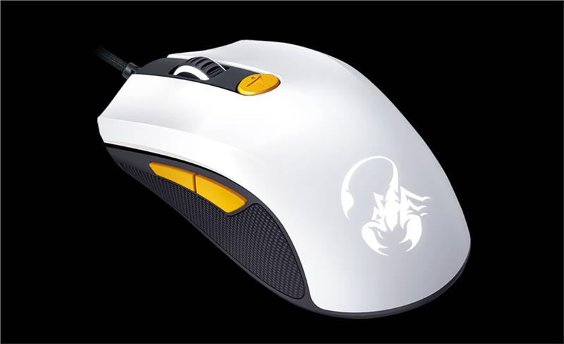 Миша Genius SCORPION M8-610 Laser DPI 8200 USB White Orange