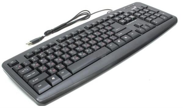 Клавіатура Genius KB-110X USB Black Ukr