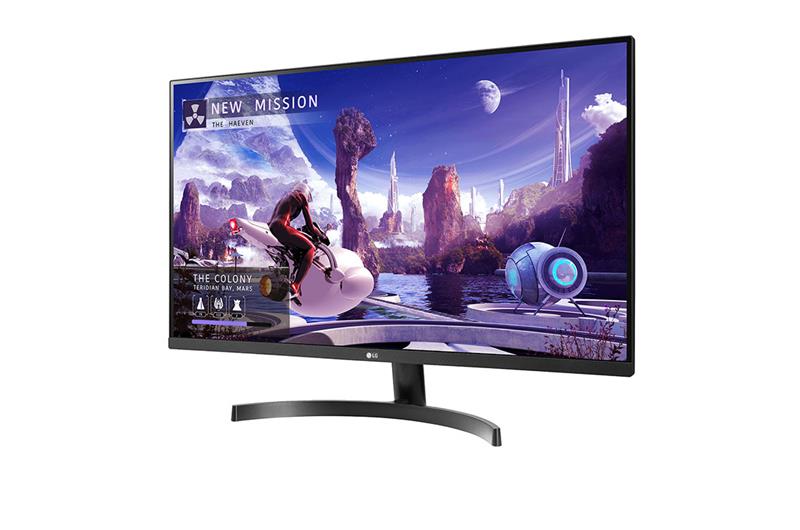 Монітор LCD 31.5 LG 32QN600-B 2xHDMI, DP, Audio, IPS, 2560x1440, sRGB 99%, HDR10, FreeSync