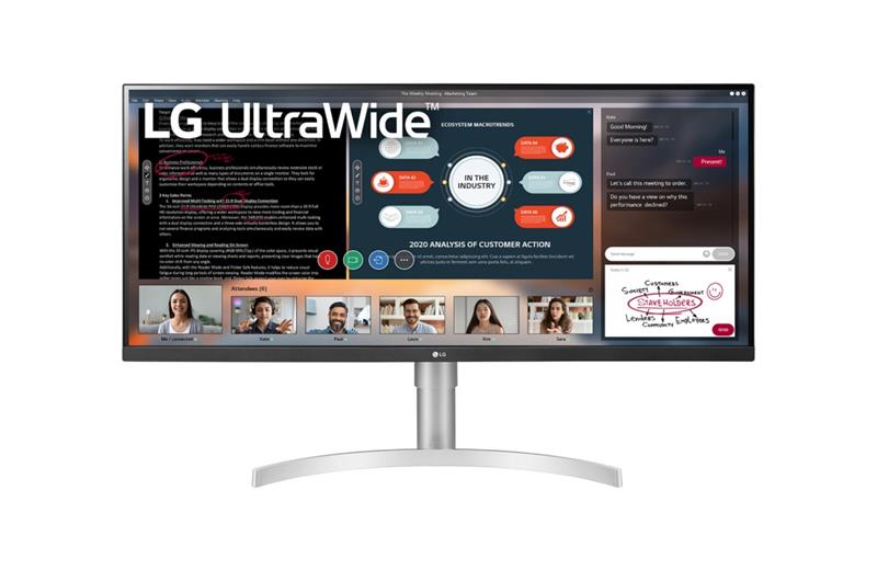 Монітор LCD 34 LG 34WN650-W 2xHDMI, DP, IPS, 2560:1080, 5ms, FreeSync, HDR10