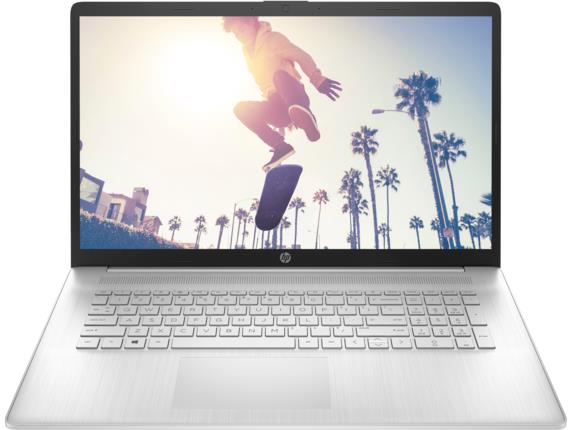 Ноутбук HP 17-cp0004ua 17.3FHD IPS AG/AMD R7 5700U/16/1000+512F/int/DOS/Silver