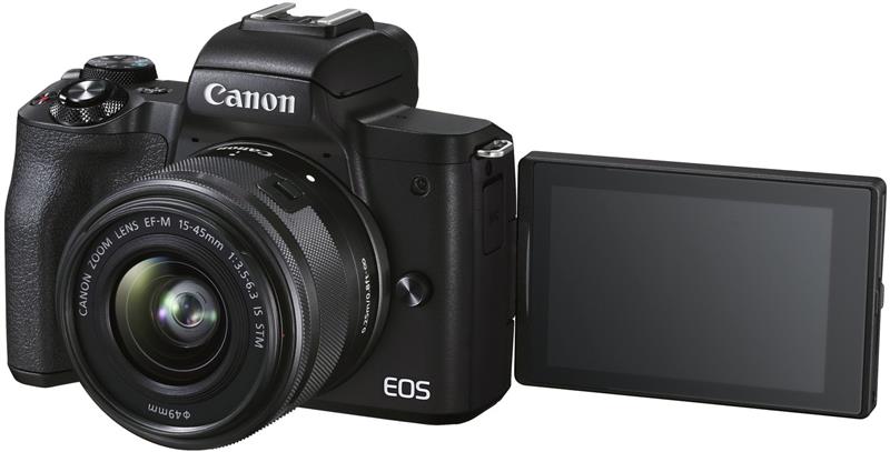 Цифр. фотокамера Canon EOS M50 Mk2 + 15-45 IS STM Lifestream Kit Black