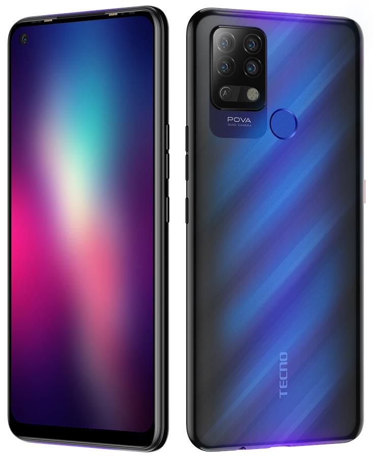 Смартфон TECNO Pova (LD7) 6/128Gb Dual SIM Magic Blue