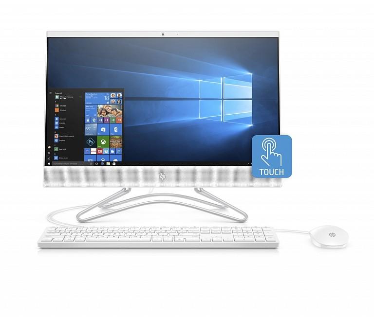 Персональний комп'ютер-моноблок HP All-in-One 21.5FHD Touch/Intel Celeron J4005/4/500/int/kbm/DOS/White