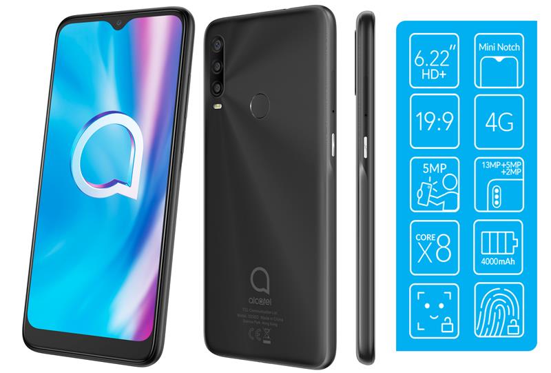 Смартфон Alcatel 1SE (5030E) 4/128GB Dual SIM Power Gray