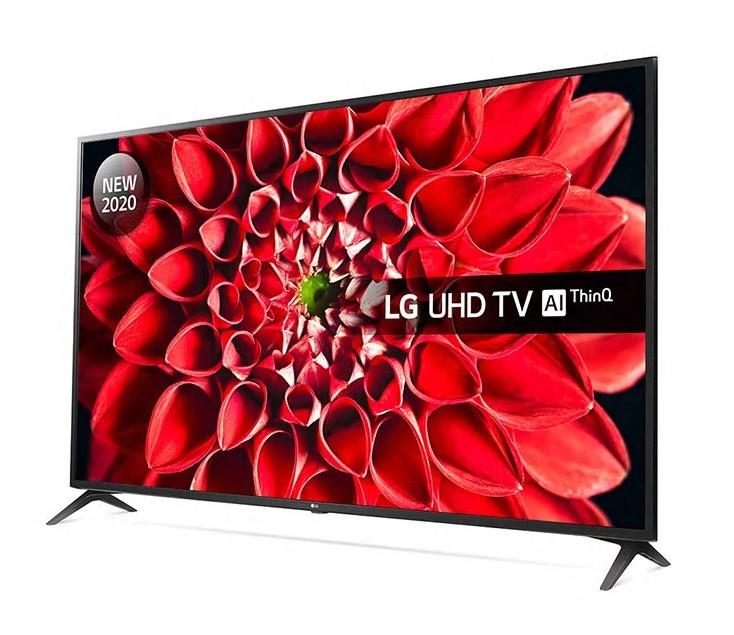 Телевiзор 70 LED 4K LG 70UN71006LA Smart, WebOS, Black