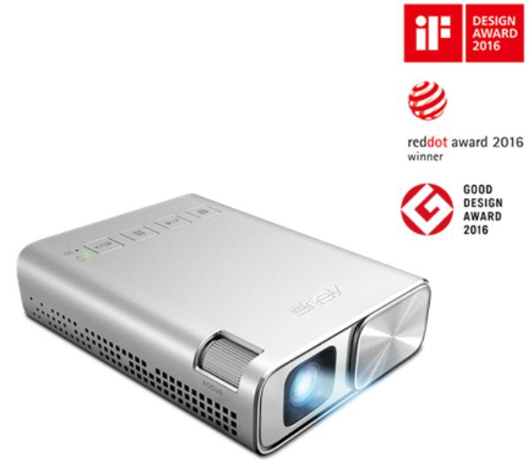 Портативний проектор Asus ZenBeam E1 (DLP, WVGA, 150 lm, LED) Silver