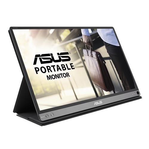 Монiтор LCD 15.6 Asus MB16AC USB Type-C, IPS, 1920x1080, 60Hz, 5ms, Flicker free, Low Blue Light, case-transformer
