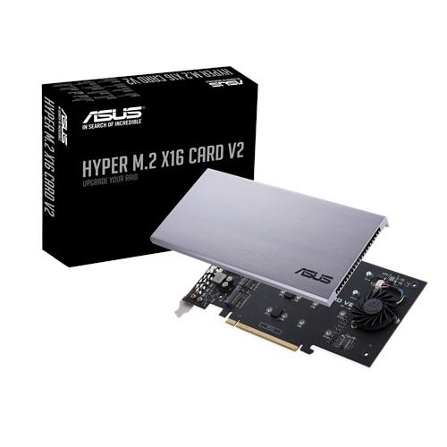 Плата-адаптер PCIe ASUS Hyper M.2 X16 PCIe 3.0 X4 Expansion Card V2
