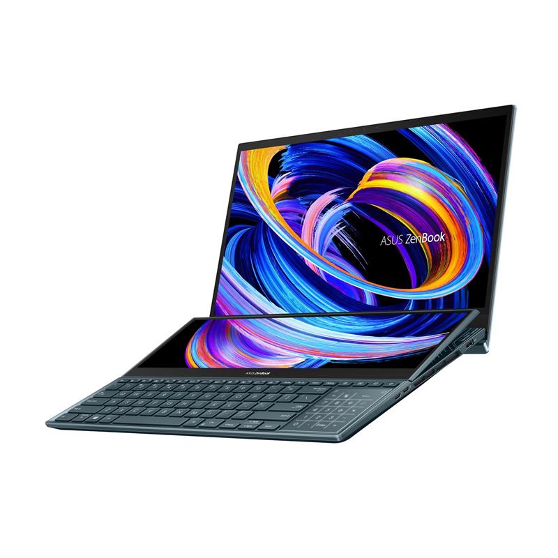 Ноутбук ASUS ZenBook Pro Duo UX582LR-H2025R 15.6UHD Touch OLED/Intel i9-10980HK/32/1024F/NVD3070-8/W10P/Blue