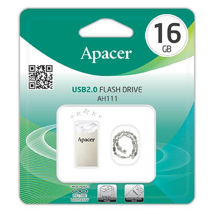 Накопичувач Apacer 16GB USB 2.0 AH111 Crystal