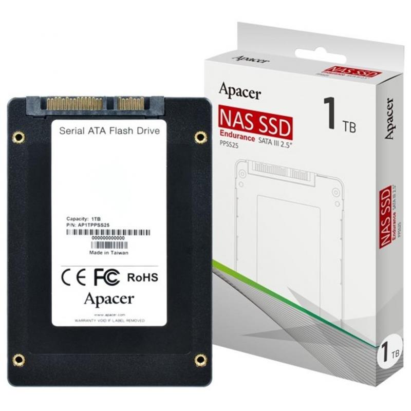 Твердотільний накопичувач SSD Apacer SATA 2.5 NAS 1TB PPSS25-R