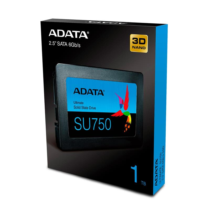 Твердотільний накопичувач SSD 2.5 ADATA 1TB SU750 SATA 3D TLC