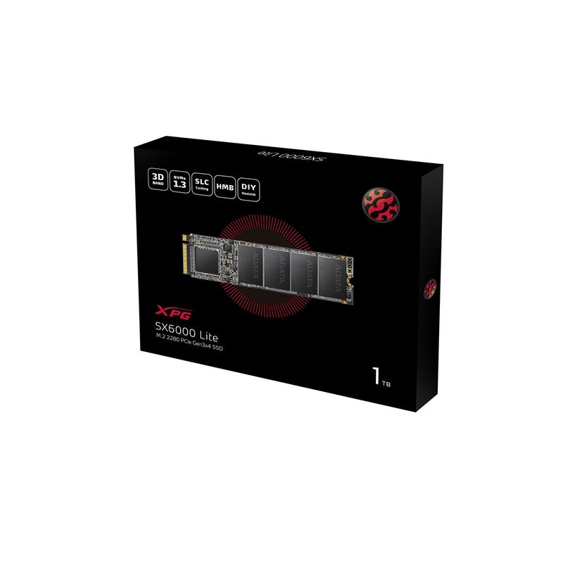 Твердотільний накопичувач SSD M.2 ADATA 1TB XPG SX6000 Lite NVMe PCIe 3.0 x4 2280 3D TLC