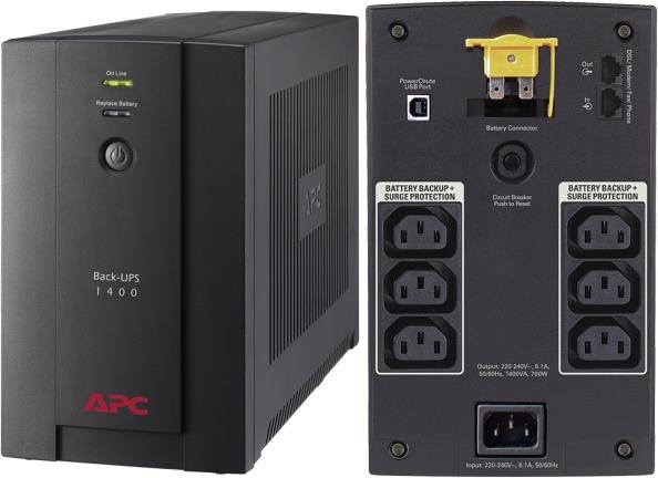 Джерело безперебійного живлення APC Back-UPS 1400VA