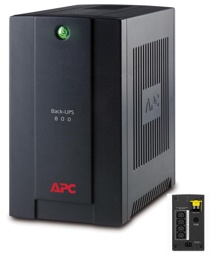 Джерело безперебійного живлення APC Back-UPS 800VA, IEC