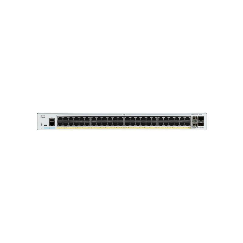 Комутатор Cisco Catalyst 1000 48port GE, POE, 4x1G SFP