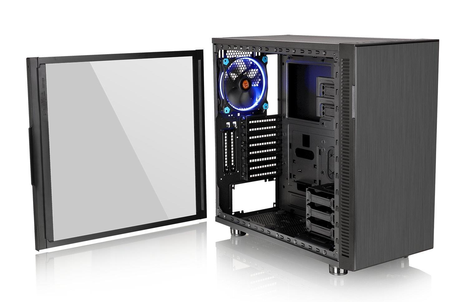 Корпус Thermaltake Suppressor F31 Tempered Glass Edition,без блока живлення,прозора бокова стінка,2xUSB3.0