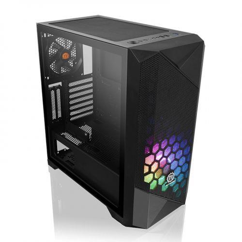 Корпус Thermaltake Commander G33 TG ARGB Edition/Black/Win/SPCC/Tempered Glass*1/200mm ARGB Fan*1 + Standard 120mm Fan*1