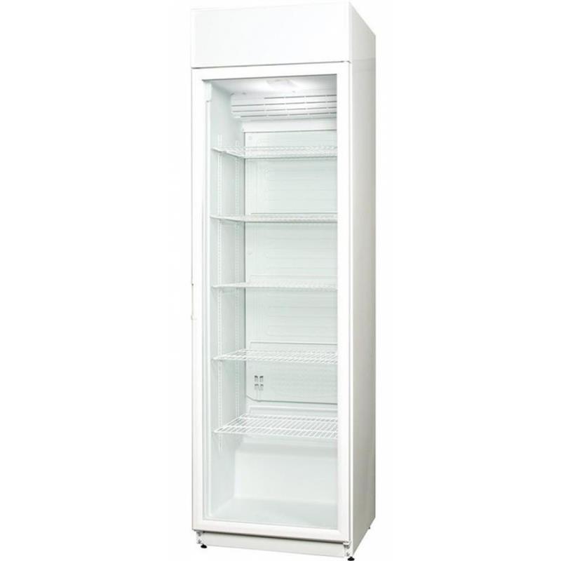 Холодильна витрина SNAIGE CD40DM-S3002E, 202,5х60х60см, 1 дв., 385л, E, ST, Полиць - 5;, Бут.- 224шт,