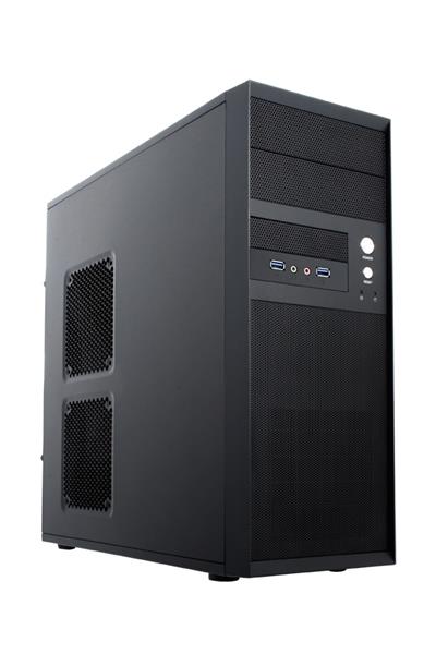 Корпус CHIEFTEC Mesh CQ-01B-U3,з блоком живлення CHIEFTEC iArena GPA-500S8 500Вт,2xUSB3.0,чорний
