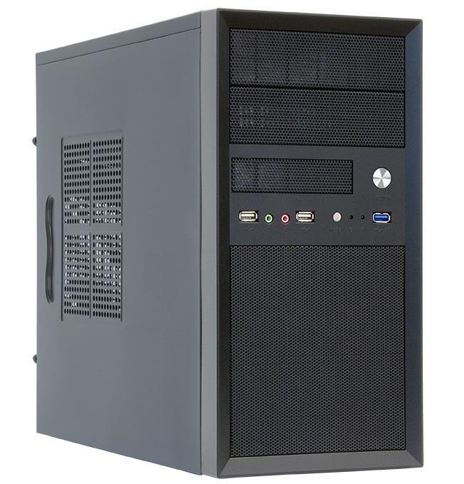 Корпус CHIEFTEC Mesh CT-01B,з блоком живлення CHIEFTEC iArena GPA-500S8 500Вт,1xUSB3.0,mATX,чорний