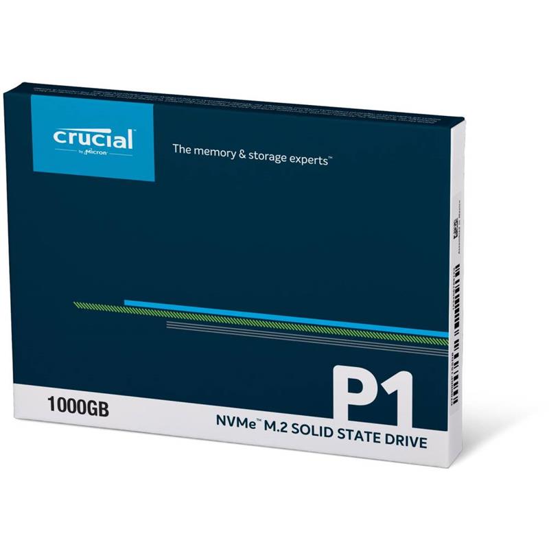 Твердотільний накопичувач SSD M.2 Crucial 1TB P1 NVMe PCle 3.0 4x2280 3D QLC