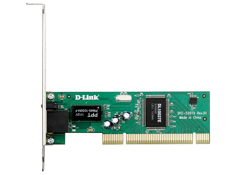 Мережевий адаптер D-Link DFE-520TX 1xFE, PCI